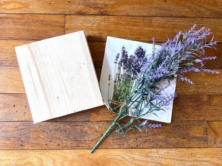 DIY Lavender Arrangement