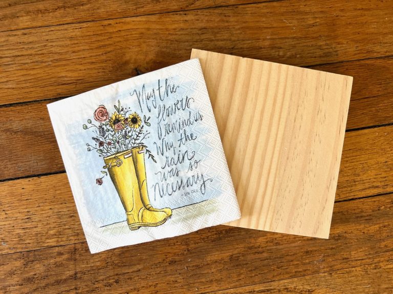 DIY Spring Showers Sign