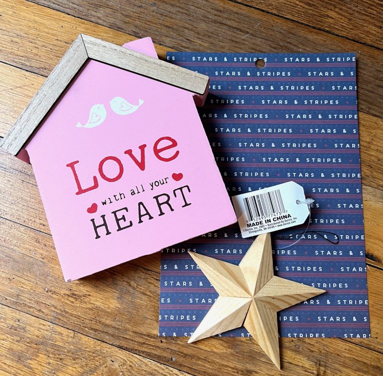 Dollar Tree Patriotic House