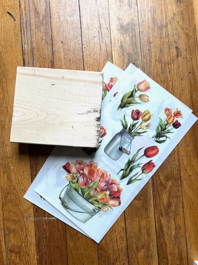 Spring Tulips Shelf Sitter
