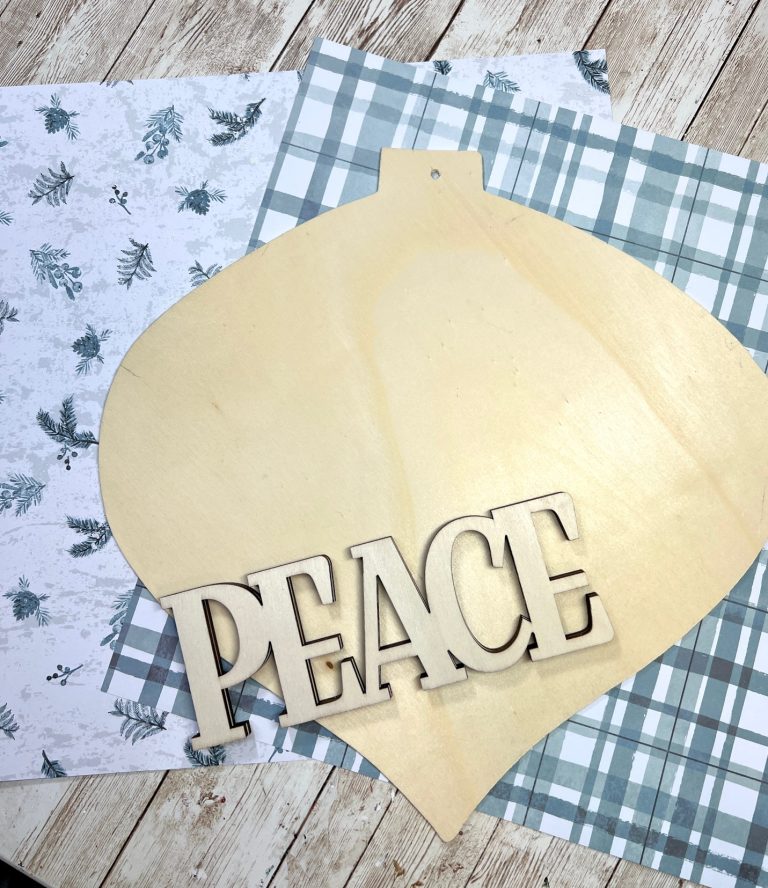 Dollar Tree Peace Ornament