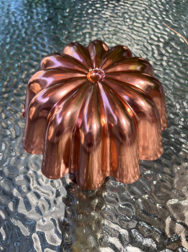 Copper Jello Mold Pumpkin