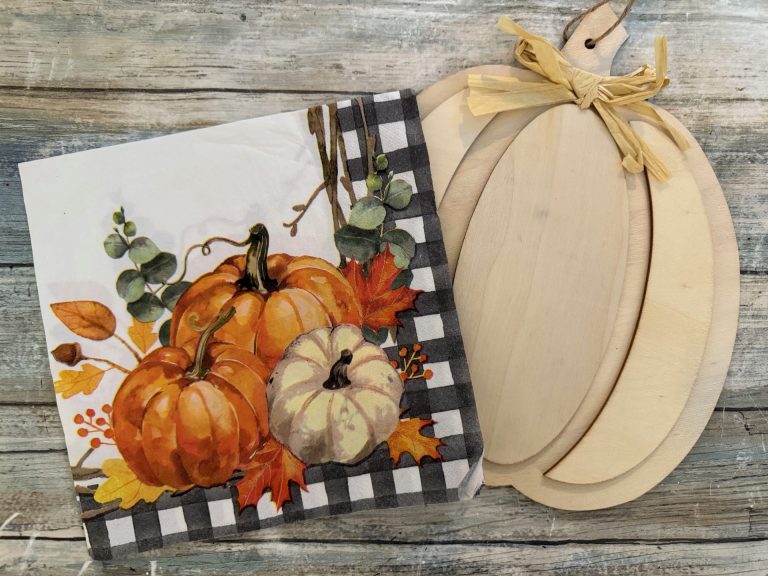 Dollar Tree Farmhouse Pumpkin