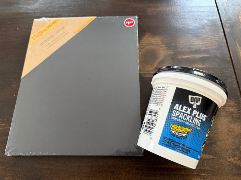 Dollar Tree Ghost Canvas