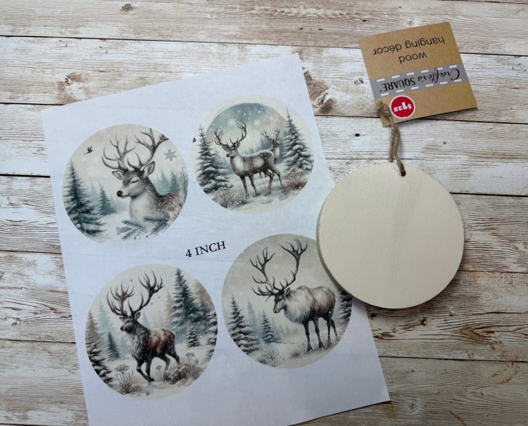Dollar Tree Deer Ornament