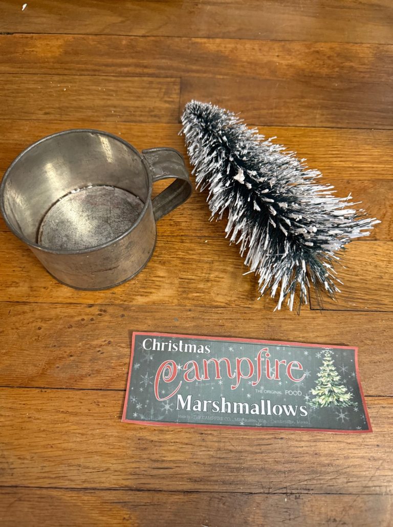 Campfire Marshmallow Christmas Tree Cup